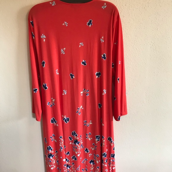 6)NEW❤️The Limited-Wrap dress! Pretty orange color - Picture 2 of 7